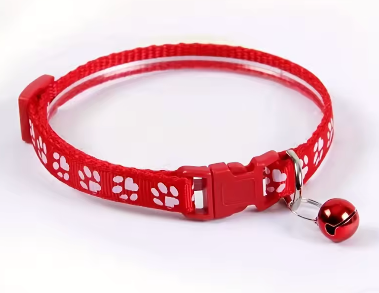 Fashion Pet Cats Collar Colorful Pattern Cute Bell Adjustable Collars For Cats Kitten DIY Ring Necklace Pet Accessories