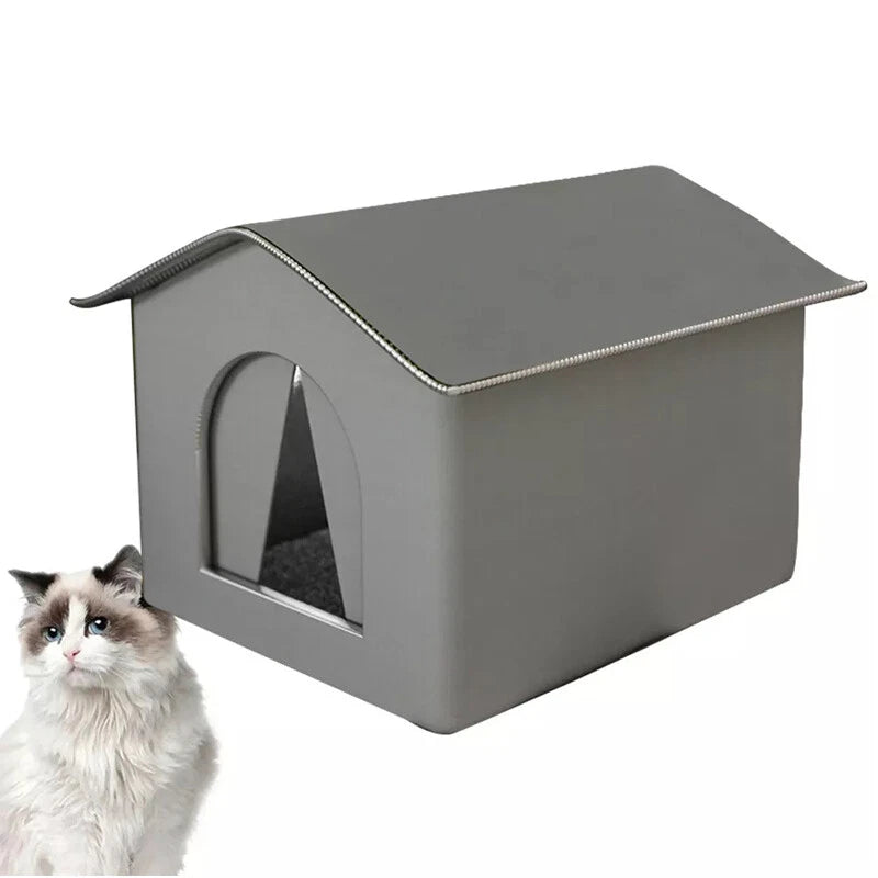 Outdoor Cat House Pet Dog Courtyard Outdoor Stray Dog Winter Warm Loving Home